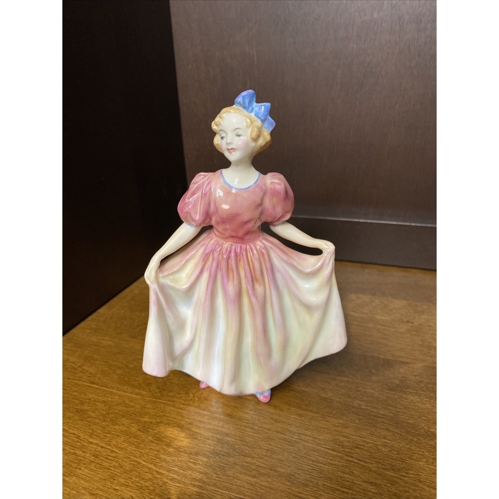 Royal Doulton HN1935 "Sweeting" Pink Dress 6 1/4" Figurine